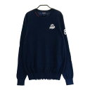 PEARLY GATES パーリーゲイツ 055-2170114 長袖 ニットセーター ネイビー系 2 【中古】ゴルフウェア レディース