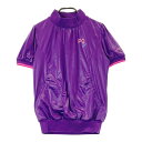 PEARLY GATES パーリーゲイツ 半袖ブルゾン パープル系 1 【中古】ゴルフウェア レディース