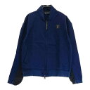 ADIDAS GOLF アディダスゴルフ GP5598 ジップ ジャケット ネイビー系 S 【中古】ゴルフウェア レディース