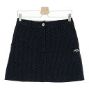 CALLAWAY キャロウェイ ストレッチスカート ドット柄 ブラック系 M 【中古】ゴルフウェア レディース(4)