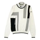 CALLAWAY キャロウェイ ウール混 ニット セーター ホワイト系 M 【中古】ゴルフウェア レディース