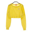 ARCHIVIO アルチビオ ショートニットセーター イエロー系 38 【中古】ゴルフウェア レディース