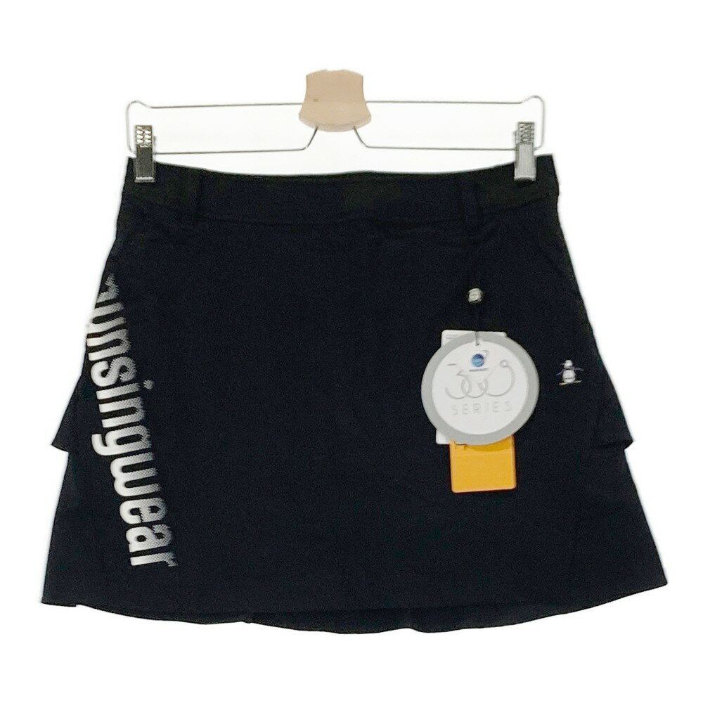 MUNSING WEAR マンシングウェア インナー付き スカート ブラック系 9 【中古】ゴルフウェア レディース