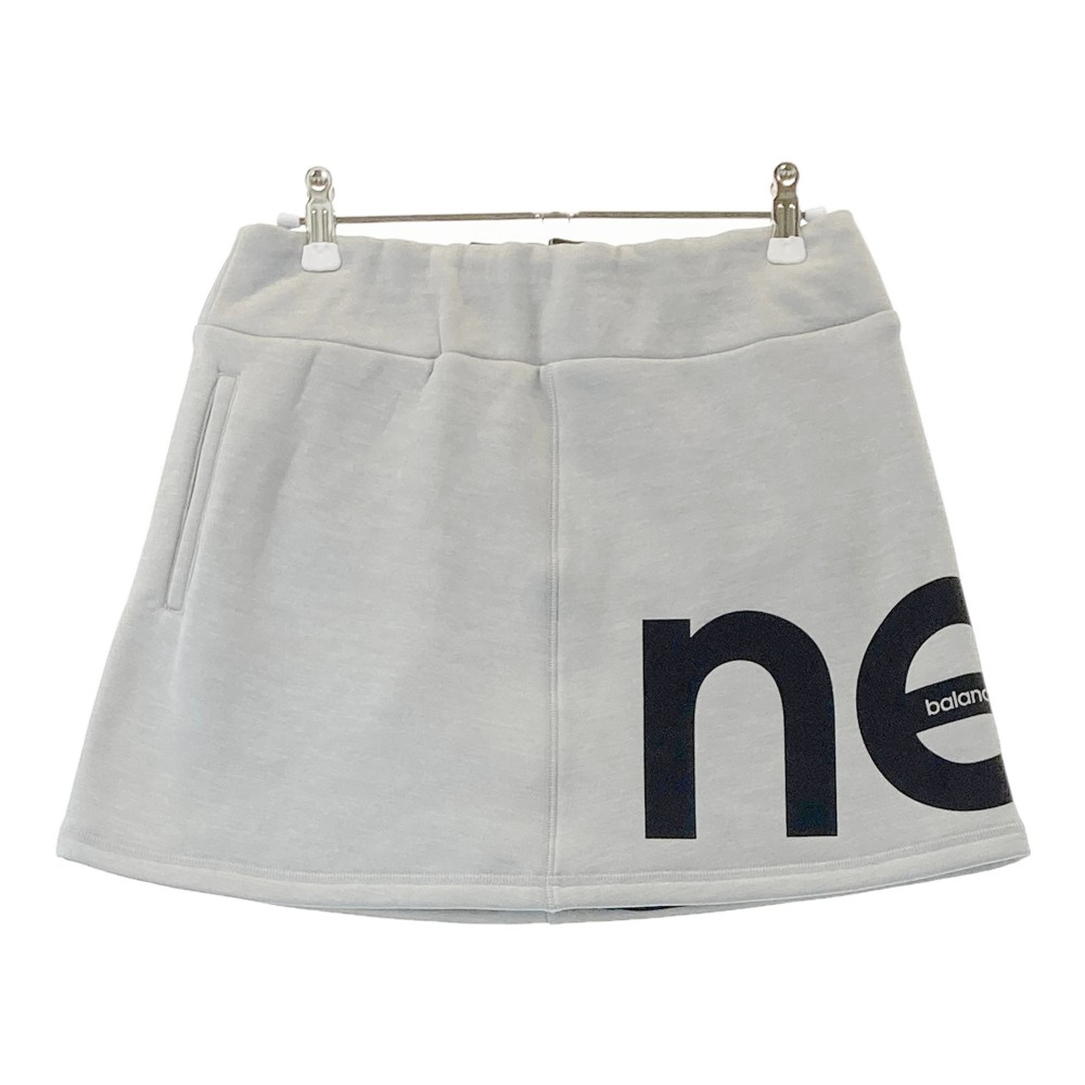NEW BALANCE GOLF ニューバランス 裏起毛 インナー付 スウェットスカート グレー系 1 【中古】ゴルフウェア レディース
