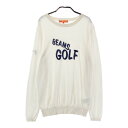 BEAMS GOLF ビームスゴルフ ニットセーター ホワイト系 L 【中古】ゴルフウェア レディース