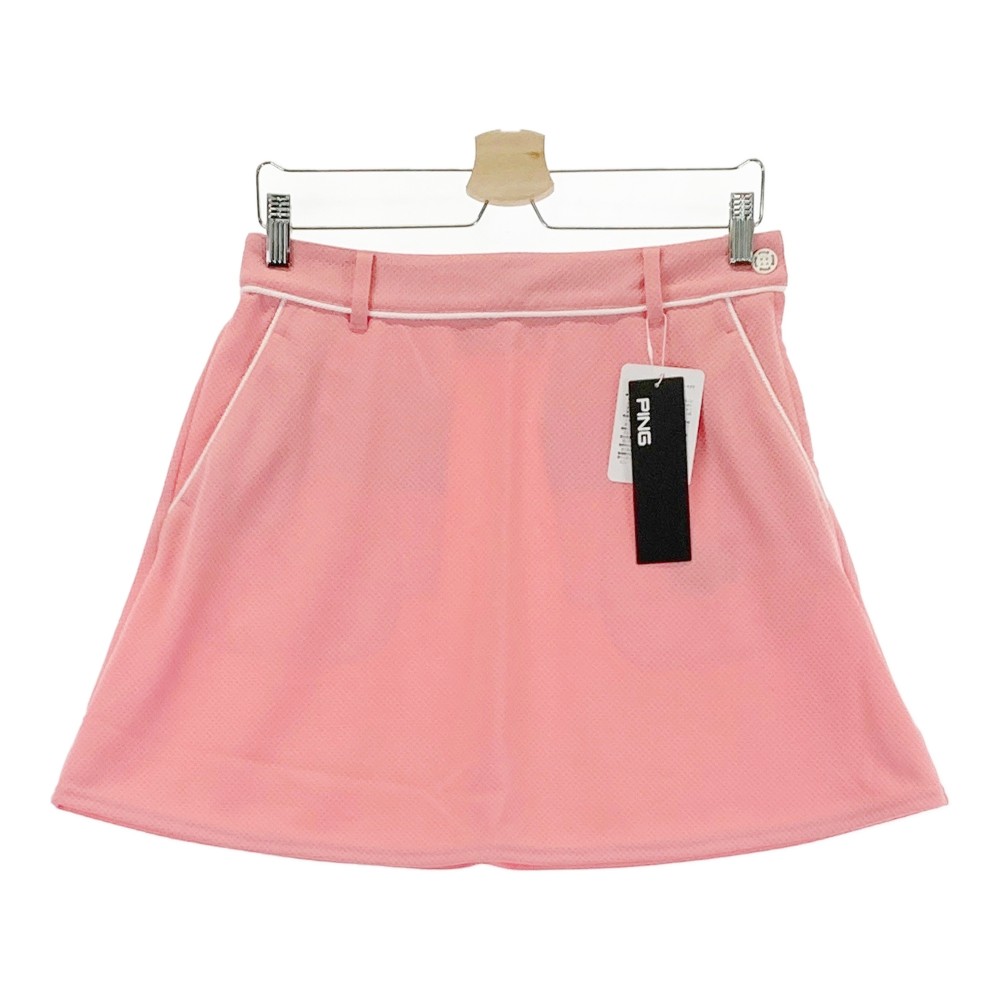 PING ピン スカート ピンク系 L 【中古】ゴルフウェア レディース