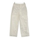 MONCLER モンクレール H10932A00020 パンツ ホワイト系 40 【中古】レディース