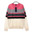 23区GOLF ニジュウサンクゴルフ ニットセーター ピンク系 1 【中古】ゴルフウェア レディース