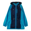 LANVIN SPORT ランバン スポール VLE6061X3A 4WAY フリース切替 中綿 ジップワンピース ブルー系 38 【中古】ゴルフウェア レディ...
