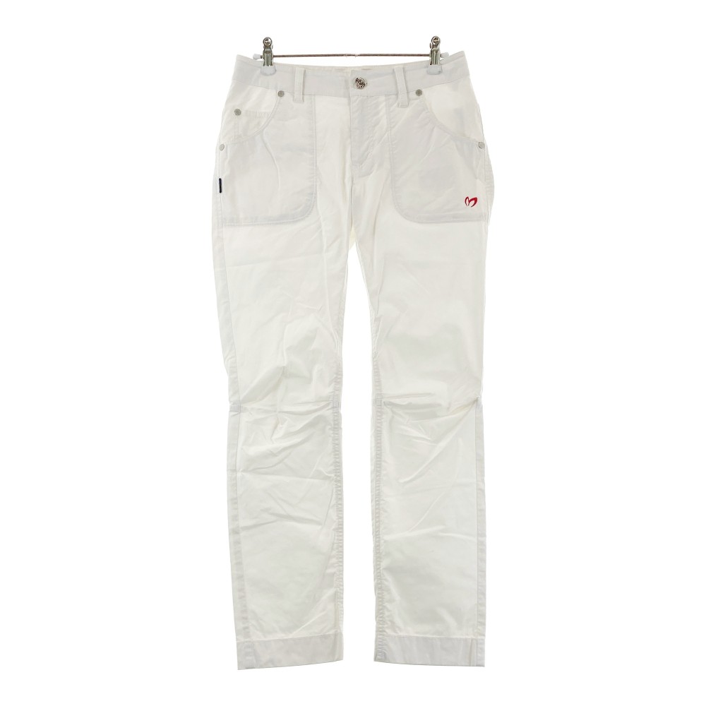 MASTER BUNNY EDITION マスターバニーエディション ストレッチパンツ ホワイト系 0 【中古】ゴルフウェア レディース