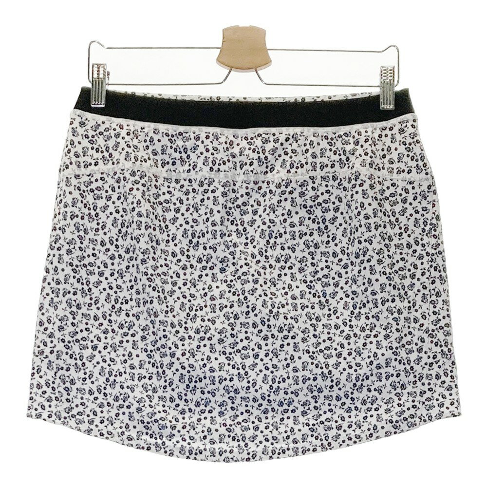 RLX ラルフローレン インナー付 スカート 花柄 ホワイト系 S 【中古】ゴルフウェア レディース