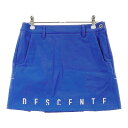 DESCENTE GOLF デサントゴルフ ストレッチスカート ブルー系 S 【中古】ゴルフウェア レディース(4)