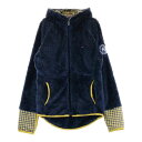 TOMMY HILFIGER GOLF トミー ヒルフィガーゴルフ フリースジップパーカー ネイビー系 L 【中古】ゴルフウェア レディース