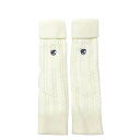 JACK BUNNY ジャックバニー 裏起毛 ニット レッグウォーマー ホワイト系 【中古】ゴルフウェア