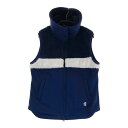 ADMIRAL アドミラル 2WAY ボアベスト ネイビー系 M 【中古】ゴルフウェア レディース
