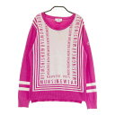 MUNSING WEAR マンシングウェア MGWPJL01 ニットセーター ピンク系 M 【中古】ゴルフウェア レディース
