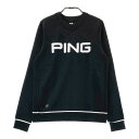 PING ピン 長袖 ニットセーター ブラック系 S 【中古】ゴルフウェア レディース