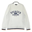 ROSASEN ロサーセン ニットセーター ホワイト系 M 【中古】ゴルフウェア レディース