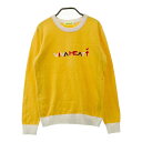VIVA HEART ビバハート ニット セーター イエロー系 40 【中古】ゴルフウェア レディース