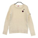 MASTER BUNNY EDITION マスターバニーエディション ウール ニットセーター ホワイト系 1 【中古】ゴルフウェア レディース