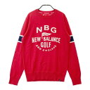 NEW BALANCE GOLF ニューバランス ウール混 ニットセーター レッド系 1 【中古】ゴルフウェア レディース