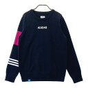 ADIDAS GOLF アディダスゴルフ ウール混 ニット セーター ネイビー系 M/M 【中古】ゴルフウェア レディース