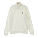 JACK BUNNY ジャックバニー タートルネック ニット セーター ホワイト系 1 【中古】ゴルフウェア レディース