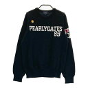 PEARLY GATES パーリーゲイツ ニットセーター ニコちゃん ブラック系 0 【中古】ゴルフウェア レディース