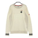 MUNSING WEAR マンシングウェア ウール混 ニット セーター ホワイト系 M 【中古】ゴルフウェア レディース