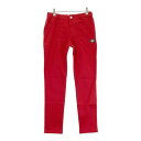 NEW BALANCE GOLF ニューバランス 裏起毛 パンツ レッド系 1 【中古】ゴルフウェア レディース