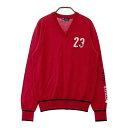 23区GOLF ニジュウサンクゴルフ ニットセーター レッド系 1 【中古】ゴルフウェア レディース