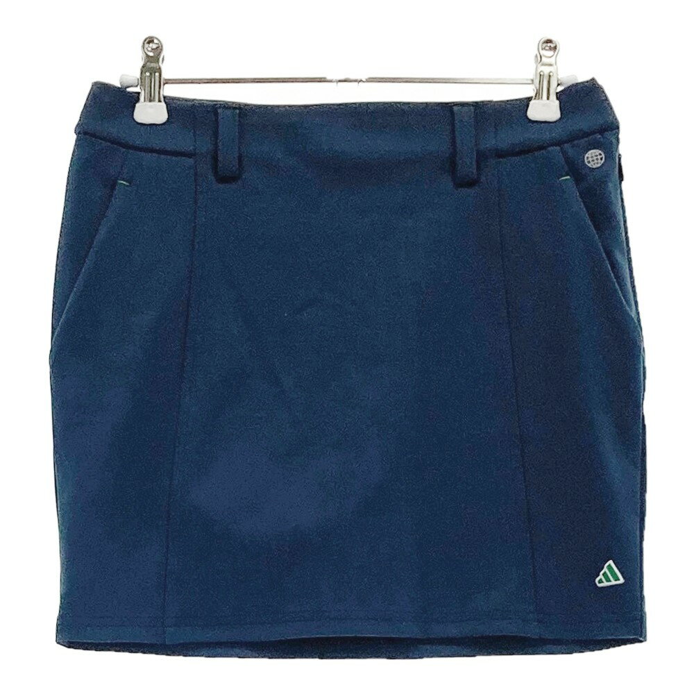 ADIDAS GOLF アディダスゴルフ インナー付 スカート ネイビー系 S 【中古】ゴルフウェア レディース