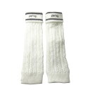 PING ピン 2023年モデル 裏起毛 ニット レッグウォーマー ホワイト系 FR 【中古】ゴルフウェア