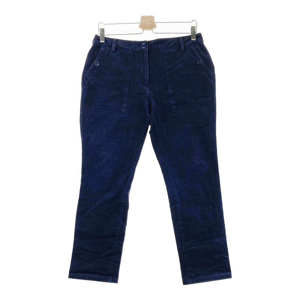 CALLAWAY キャロウェイ 2023年モデル ストレッチパンツ ネイビー系 LL 【中古】ゴルフウェア レディース