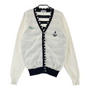 JACK BUNNY ジャックバニー ニットカーディガン ホワイト系 2 【中古】ゴルフウェア レディース
