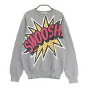 JACK BUNNY ジャックバニー ニットセーター グレー系 1 【中古】ゴルフウェア レディース