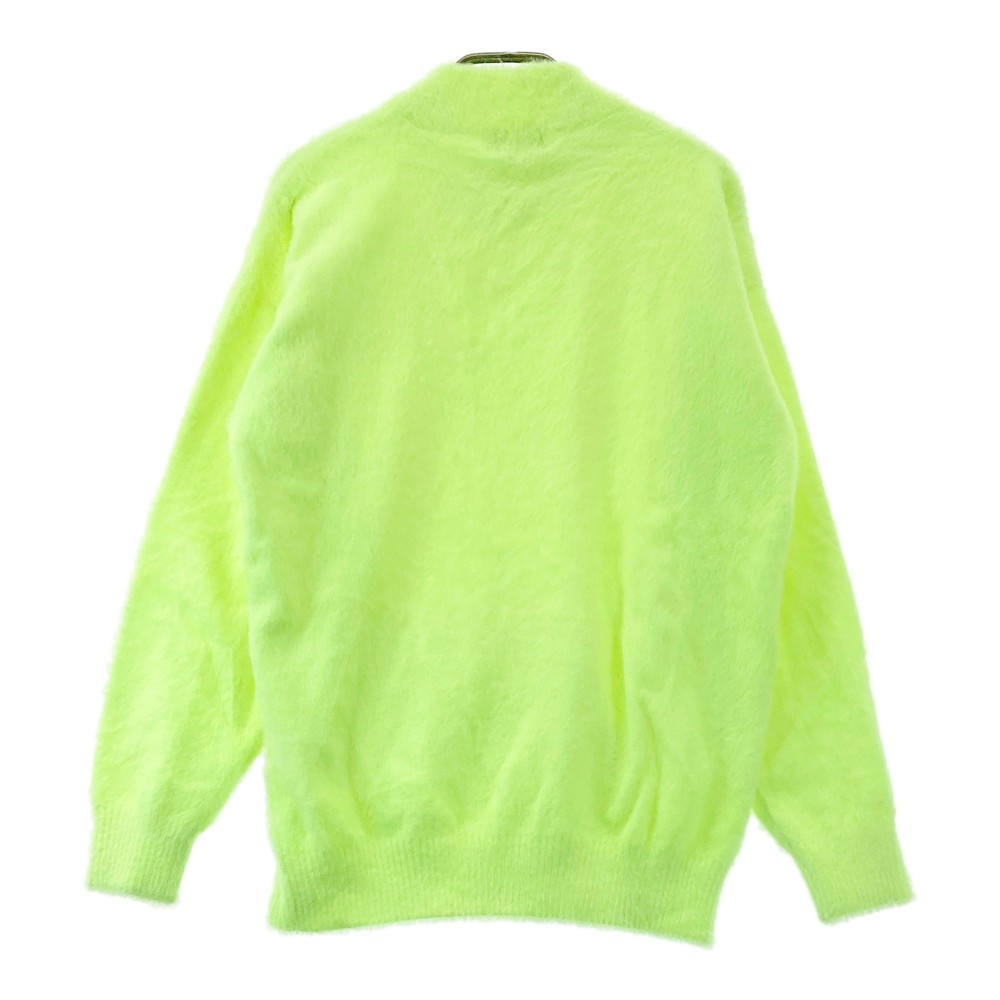 NEW BALANCE GOLF ニューバランス フェザー ヤーン ニット セーター イエロー系 2 【中古】ゴルフウェア レディース