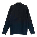 ADIDAS GOLF アディダスゴルフ モックネックニットセーター ブラック系 M 【中古】ゴルフウェア レディース