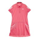 ADIDAS GOLF アディダスゴルフ 半袖ワンピース ピンク系 OT 【中古】ゴルフウェア レディース