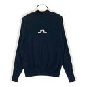 J.LINDEBERG ジェイリンドバーグ ニット セーター ネイビー系 L 【中古】ゴルフウェア レディース