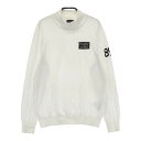 PEARLY GATES パーリーゲイツ 2024年モデル ハイネック ニットセーター ホワイト系 1 【中古】ゴルフウェア レディース