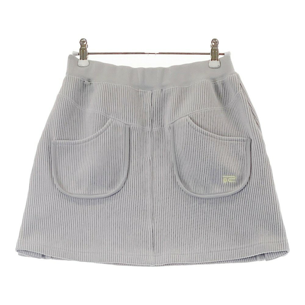 ROSASEN ロサーセン 045-78840 ニットスカート グレー系 M 【中古】ゴルフウェア レディース