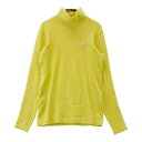 23区GOLF ニジュウサンクゴルフ ハイネック ニットセーター イエロー系 1 【中古】ゴルフウェア レディース