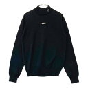 PING ピン モックネック ニットセーター ブラック系 S 【中古】ゴルフウェア レディース