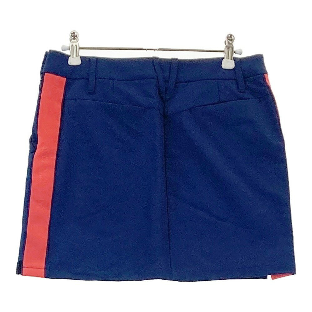 DESCENTE GOLF デサントゴルフ ; ストレッチ スカート ネイビー系 M 【中古】ゴルフウェア レディース