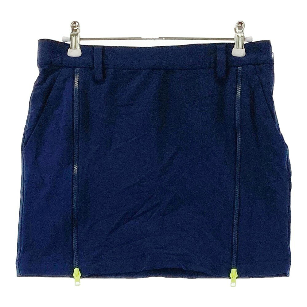 ADIDAS GOLF アディダスゴルフ FJ3866 ストレッチスカート ネイビー系 M 【中古】ゴルフウェア レディース