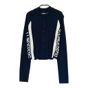 J.LINDEBERG ジェイリンドバーグ ニットカーディガン ネイビー系 XS 【中古】ゴルフウェア レディース