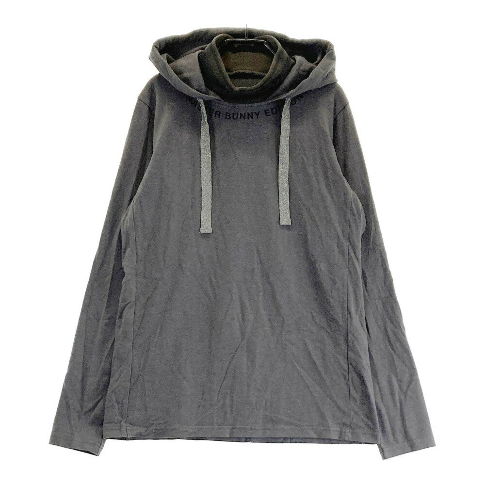 MASTER BUNNY EDITION マスターバニーエディション フード付ハイネック長袖Tシャツ グレー系 2 【中古】ゴルフウェア レディース