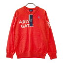 PEARLY GATES パーリーゲイツ カシミヤ混 長袖ニットセーター オレンジ系 1 【中古】ゴルフウェア レディース