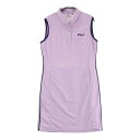 FILA GOLF フィラゴルフ ノースリーブワンピース パープル系 M 【中古】ゴルフウェア レディース